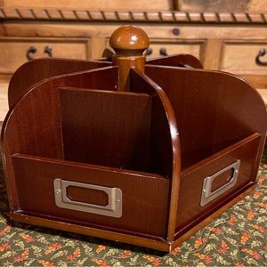 Large Pottery Barn Art Caddy